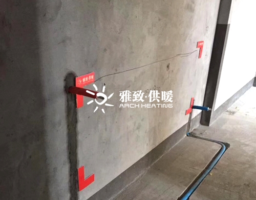 暖氣片前期施工案例圖